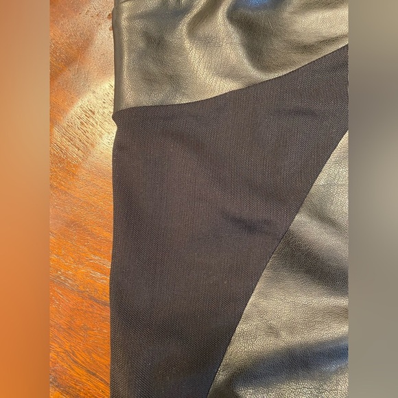 Michael Costello x REVOLVE Kofi Bodysuit Faux Leather and Mesh Size M - Picture 10 of 13